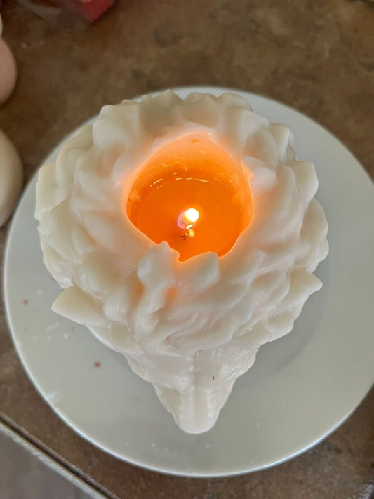 The Mane Event - Lionhead Candle Solid Wax Status Piece