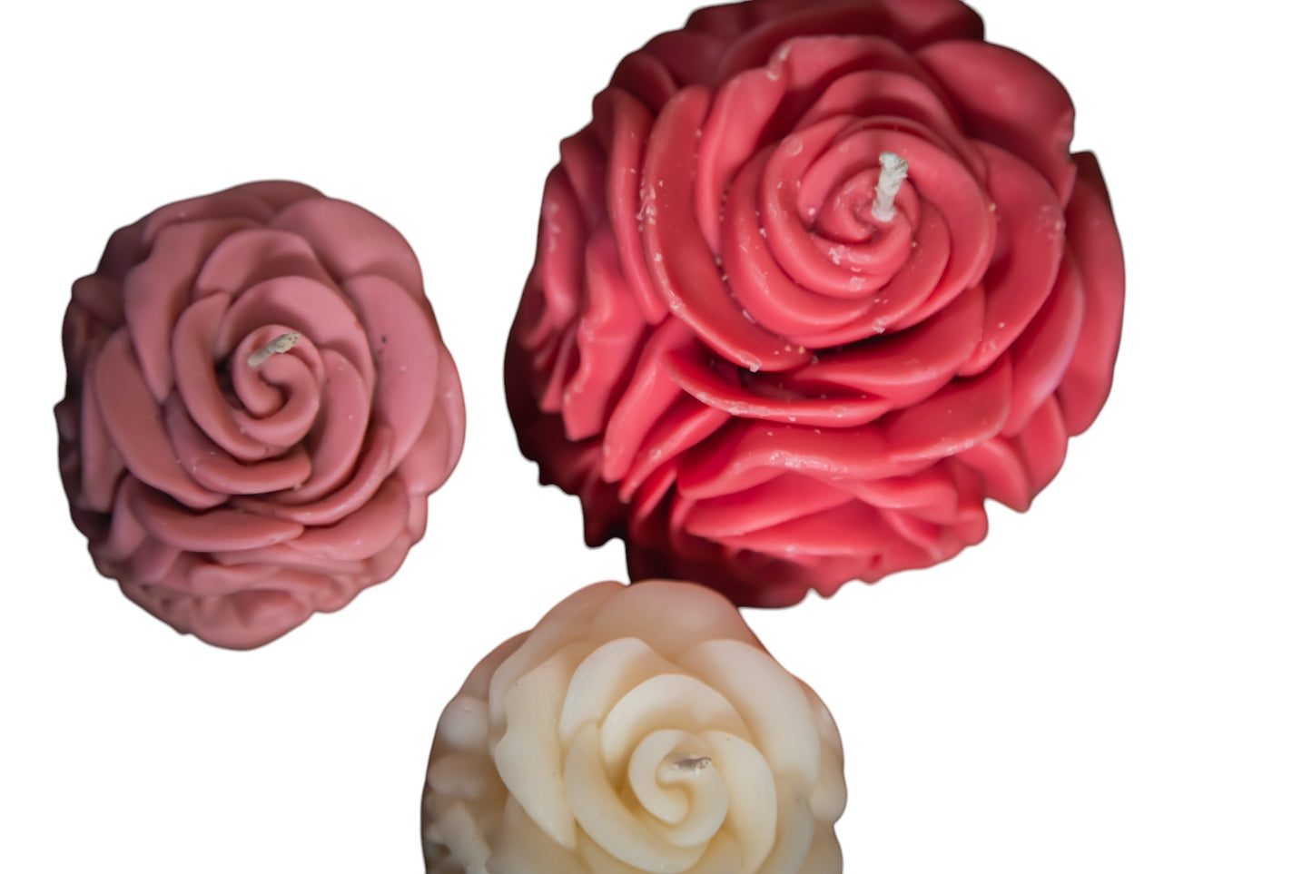 Exclusive Rose Pilar Candle from EnZebra® Luxury Candles
