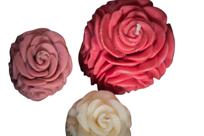 Exclusive Rose Pilar Candle from EnZebra® Luxury Candles
