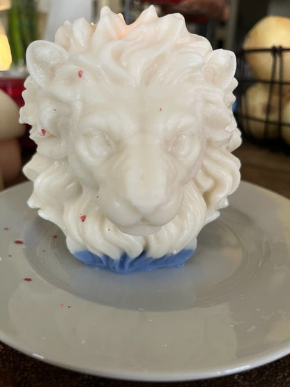 The Mane Event - Lionhead Candle Solid Wax Status Piece