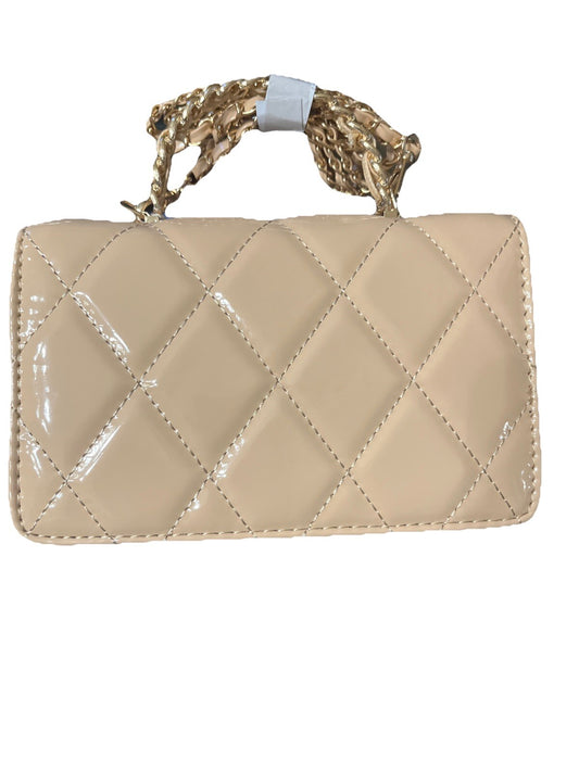 NWT Sealed Valentino Orlandi Quilted Crossbody Gold Chain Strap & Handle MSRP349