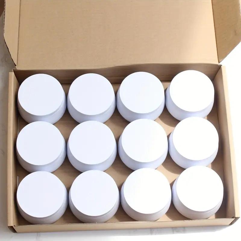 8 Oz White Candle Tin Scented - Image 2